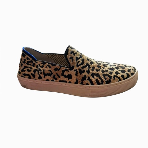 Rothy’s Slip On Cheetah Sneaker Size 5.5 - Picture 3 of 9